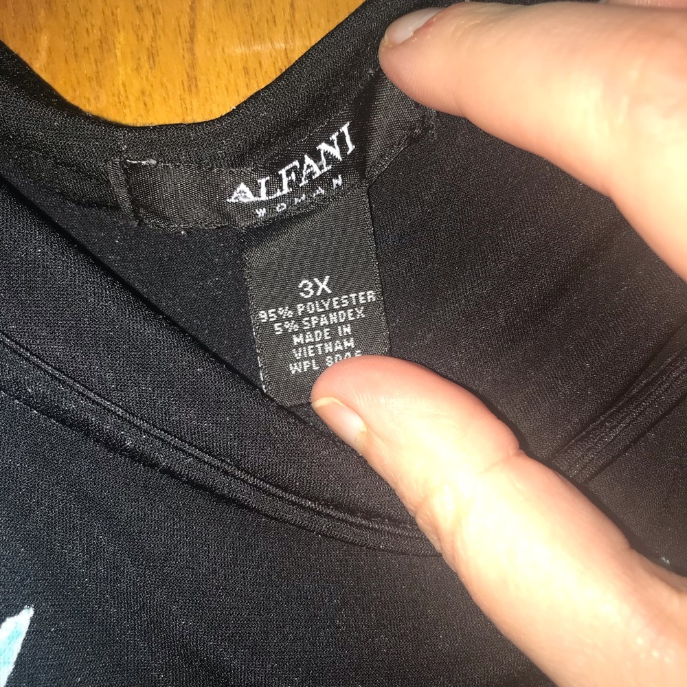 Alfani Floral Long Sleeve Plus Size Women’s Top Size 3X - Picture 3 of 3